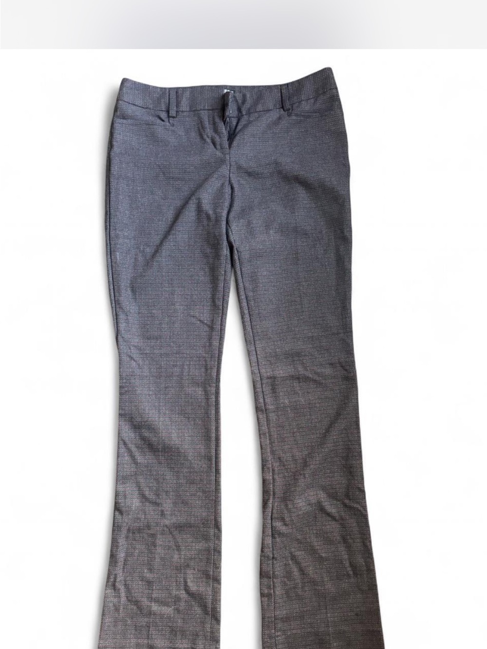 Gray Plaid Dress Pants